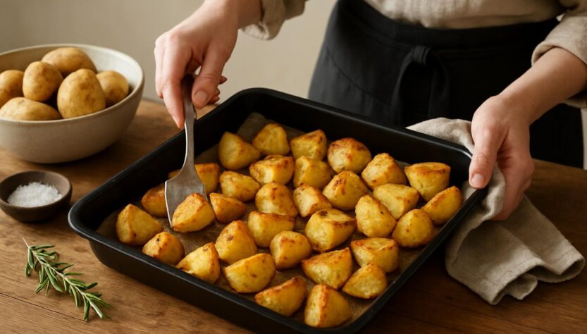 Najlepszy sposób na chrupiące pieczone ziemniaki